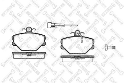 Комплект тормозных колодок STELLOX 275 002-SX